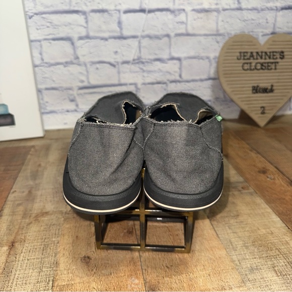 Sanuk SMF1001L Vagabond Big & Tall Slip On Shoes Charcoal Size 16 main image 9